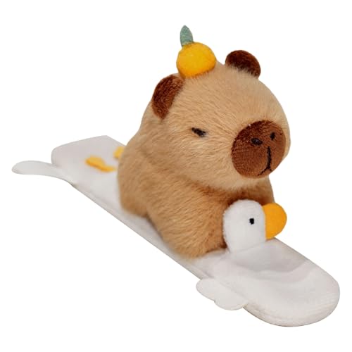 Watreketal Capybaras Mit Mandarine Plüsch Armband Fun Accessoire Für Kinder Kinder Cartoon Foto Requisiten Lustige Tierschmuck von Watreketal