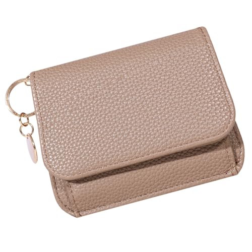 Watreketal Damen Brieftasche Mit Kartenhalter Kleine Münze Geldbörse Koreanische Stile Wechseln Sie Kurzpu Leder Triufold PU Lederwechsel Kleine Koreanische Stile Triufold Card Holder von Watreketal