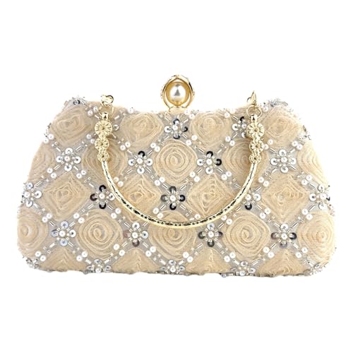 Watreketal Damenabend Clutches Bag Pailletten Geldbeutel Handtaschenperlen Für Party Damen Clutch Bag Pailletten Geldbeutel Perlen Für Party von Watreketal