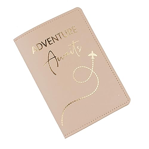 Watreketal Einfache Flugzeug PU Passport Deckung Stilvoller Kreditkartenhalter Für Männer Und Frauen Hochzeit Geschenk Cover von Watreketal