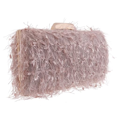 Watreketal Einfache Kupplungsversuche Party Geldbörse Mode Brieftasche Handtasche Abend Quasten Clutch Bag Hochzeitsfeiern Ketten Schulter Mode Abend Schulter Crossbody Einzigartige Handtasche von Watreketal