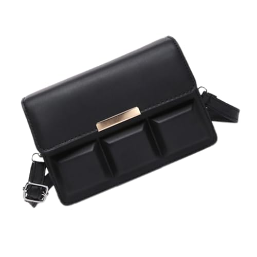 Watreketal Einzigartige Square Crossbody Tasche Für Frauen Mode Schultertasche Satchel PU Leder Telefonbeutel Mit Verstellbarer Gurt Professionelle Damen Satchel von Watreketal