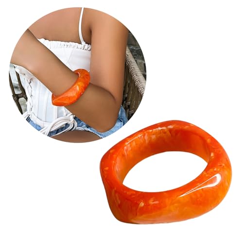 Watreketal Einzigartiger Armreifen Schmücken Personalisierte Acryl Armband Acryl Armband Für Trendige Mode Enthusiasten Retro Stil Schmuckstil von Watreketal