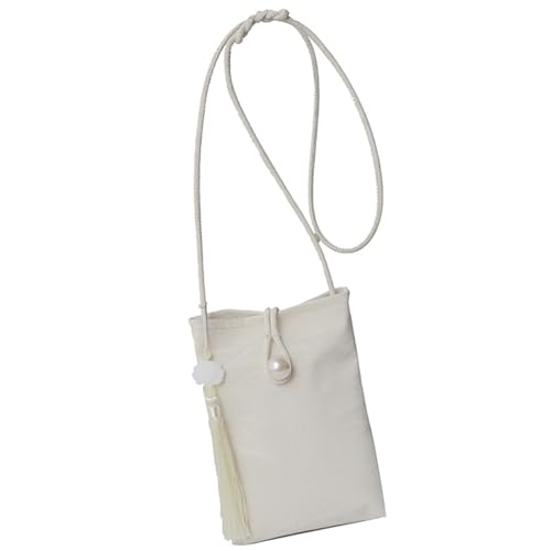 Watreketal Elegante Chinesische Inspirierte Perlen Inspirierte Perlen Smartphone Tasche Telefonbeutel Weiche PU Schultertasche Für Modische Schulter Chinesischer Chinesischer Stil von Watreketal