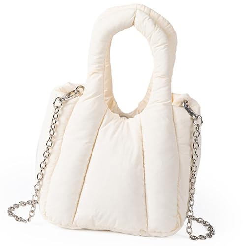 Watreketal Elegante Nylon Freizeit Handtasche Umhängetasche Student Satchel Mode Crossbody Taschen Für Den Täglichen Gebrauch Puffer Handtasche von Watreketal