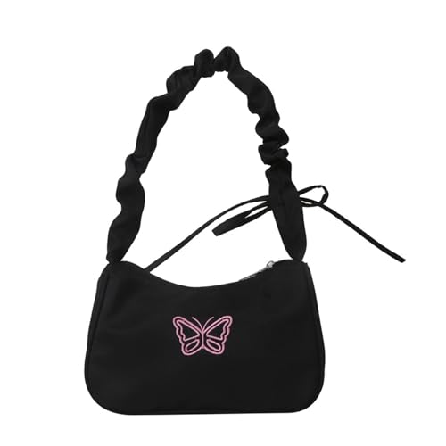 Watreketal Elegante Weibliche Achselbeutel Mode Plissierte Otends Taschen Nylonhandtasche Für Frauen Nylonhandtaschen Für Frauen von Watreketal