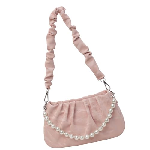 Watreketal Frauen Ästhetische Handtasche Gerissen Crossbody Bag PU Leder Schultermodemöder Einkaufsdatieren Personalisierter Crossbody Für Frauen Ruch Schulter Messenger Handtasche von Watreketal