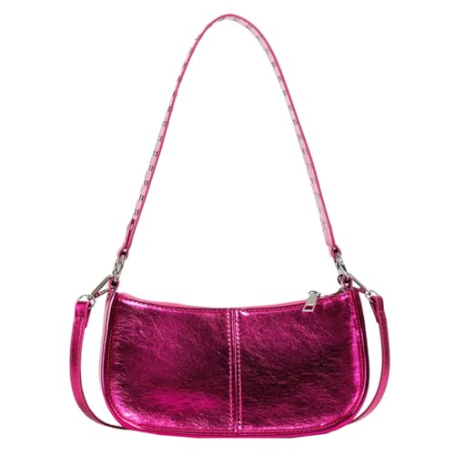 Watreketal Frauen Helle Farbwälztasche Einfache Messengery PU Leder Achsel Koreanische Stile Crossbody Für Tägliche Frauen Koreanische Stile Schulter PU Leder Crossbody Mode Achselhöhle von Watreketal