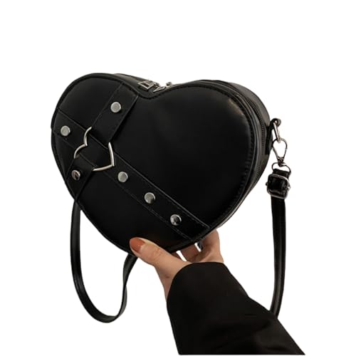 Watreketal Frauen Herzgeformte Crossbody Bag Schulter Telefon Einfache Messengery Mode Einkaufteile Für Tägliche Frauen Mode Schulter Alltäglich Herzförmiges Crossbody Handy von Watreketal