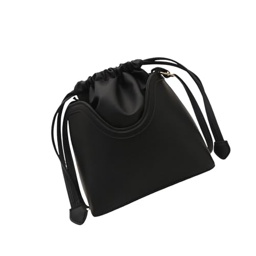 Watreketal Frauen Schulterkreuzkörperbeutel Kordelschneider PU Leder Achselgrüner Achselhöhle Für Tägliche Reisen Frauen Draw String Schulterkreuzkörper Großer Kapazität Achselhöhle von Watreketal