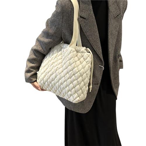 Watreketal Gelegenheits Frauen Handtasche Trendige Nähte Und Kordelstring Abschluss Umhängetaschen Für Winterschnur Handtasche Organizer von Watreketal