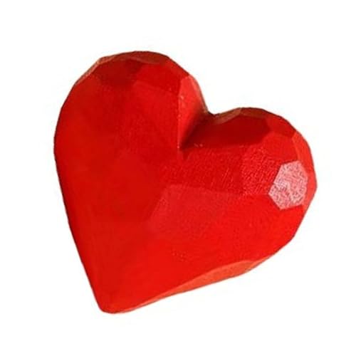 Watreketal Geschnitztes Holz Herz Schlüsselbund Anhänger Dekoratives Accessoire Für Taschenschlüssel Oder Auto Carving Love Crafting Gravured Ornament Handmade Herzverzierung von Watreketal