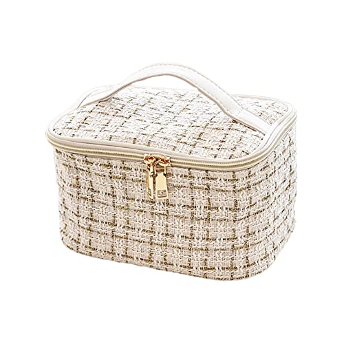 Watreketal Große Kapazitätsreise Kosmetikbeutel Leder Make Up Taschen Tragbarer Toilettenorganisator Bürgerhalter Für Frauen Mädchen Make Up Taschen Organizer Reisen von Watreketal