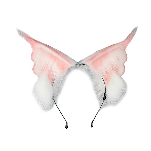 Watreketal Haarband,Anime Cosplay Requisiten Katze Haar Hoop Pelzigen Haar Styling für Halloween Stirnband Pelzigen Tier Karneval von Watreketal
