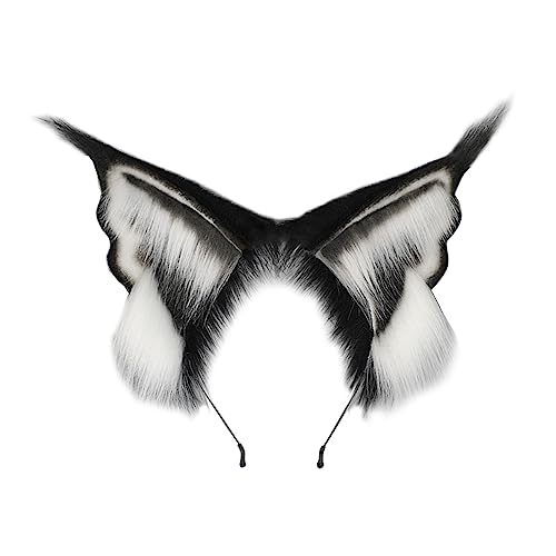 Watreketal Haarband,Anime Cosplay Requisiten Katze Haar Hoop Pelzigen Haar Styling für Halloween Stirnband Pelzigen Tier Karneval von Watreketal