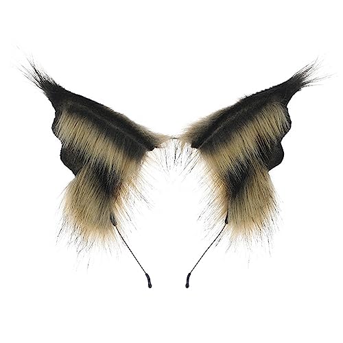 Watreketal Haarband,Anime Cosplay Requisiten Katze Haar Hoop Pelzigen Haar Styling für Halloween Stirnband Pelzigen Tier Karneval von Watreketal
