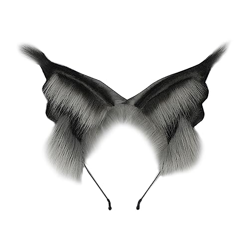 Watreketal Haarband,Anime Cosplay Requisiten Katze Haar Hoop Pelzigen Haar Styling für Halloween Stirnband Pelzigen Tier Karneval von Watreketal