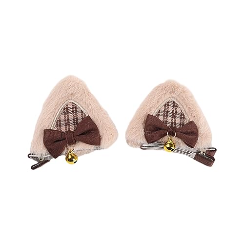 Watreketal Haarband,Bär Haar Clip Cosplay Requisiten Katze Haar Hoop Pelzigen Haar Styling für Halloween Stirnband Pelzigen Kätzchen Tier von Watreketal