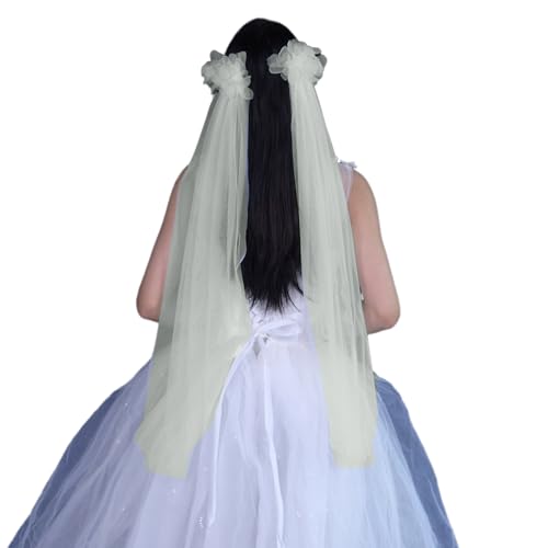 Watreketal Haarband,Blumenstrauß Brautschleier Dekorationen Braut zu sein Geschenke Brautparty Hochzeit Junggesellinnenabschied Brautschleier Braut zu sein Geschenke von Watreketal