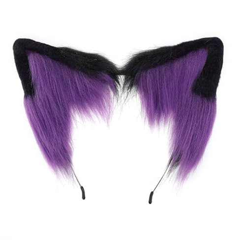 Watreketal Haarband,Cosplay Katzenohr Stirnband Frau Studenten Karneval Anime Charakter Haarband Katzenohr Stirnbänder Plüsch Weihnachten Haar Hoop von Watreketal