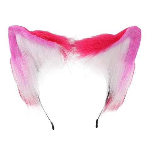 Watreketal Haarband,Cosplay Katzenohr Stirnband Frau Studenten Karneval Anime Charakter Haarband Katzenohr Stirnbänder Plüsch Weihnachten Haar Hoop von Watreketal
