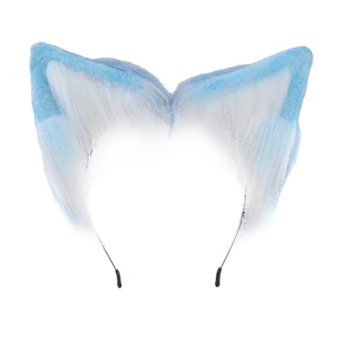 Watreketal Haarband,Cosplay Katzenohr Stirnband Frau Studenten Karneval Anime Charakter Haarband Katzenohr Stirnbänder Plüsch Weihnachten Haar Hoop von Watreketal