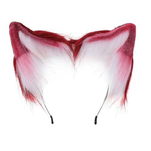 Watreketal Haarband,Cosplay Katzenohr Stirnband Frau Studenten Karneval Anime Charakter Haarband Katzenohr Stirnbänder Plüsch Weihnachten Haar Hoop von Watreketal