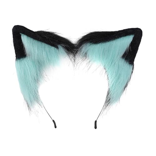 Watreketal Haarband,Cosplay Katzenohr Stirnband Frau Studenten Karneval Anime Charakter Haarband Katzenohr Stirnbänder Plüsch Weihnachten Haar Hoop von Watreketal