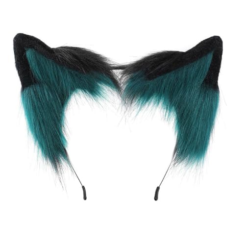 Watreketal Haarband,Cosplay Katzenohr Stirnband Frau Studenten Karneval Anime Charakter Haarband Katzenohr Stirnbänder Plüsch Weihnachten Haar Hoop von Watreketal