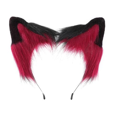 Watreketal Haarband,Cosplay Katzenohr Stirnband Frau Studenten Karneval Anime Charakter Haarband Katzenohr Stirnbänder Plüsch Weihnachten Haar Hoop von Watreketal