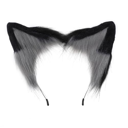 Watreketal Haarband,Cosplay Katzenohr Stirnband Frau Studenten Karneval Anime Charakter Haarband Katzenohr Stirnbänder Plüsch Weihnachten Haar Hoop von Watreketal