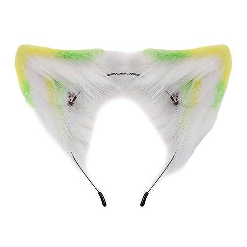 Watreketal Haarband,Cosplay Katzenohr Stirnband Frau Studenten Karneval Anime Charakter Haarband Katzenohren Stirnbänder Plüsch Weihnachten Haar Hoop von Watreketal