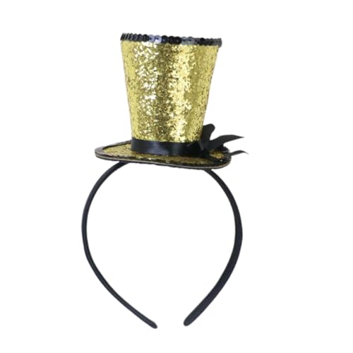 Watreketal Haarband,Fascinator-Zylinder, Pillbox-Hut für Kinder, Cocktail-/Teeparty-Kopfbedeckung, exquisiter französischer Fascinator für Halloween von Watreketal