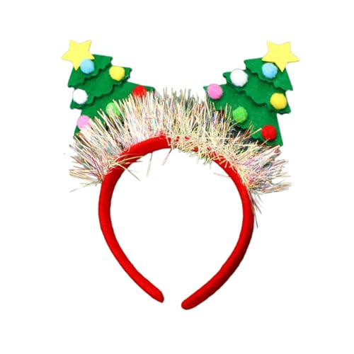 Watreketal Haarband,Filz-Stirnband mit Weihnachtsbaum-Motiv, bequem, weich, Kopfbedeckung, Dekoration, Kostüm, Kopfbedeckung für Erwachsene und Kinder, Party-Zubehör von Watreketal