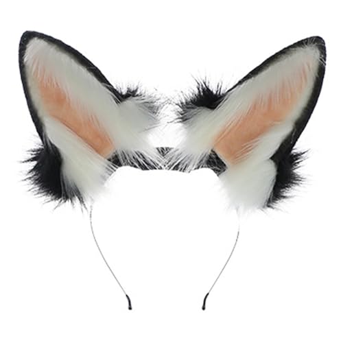 Watreketal Haarband,Furry Cat Cosplay Party Anime COSPLAY Wagging Tail Dynamisches Ohr Rollenspiele Requisiten Prom Party Rollenspiele Zubehör von Watreketal