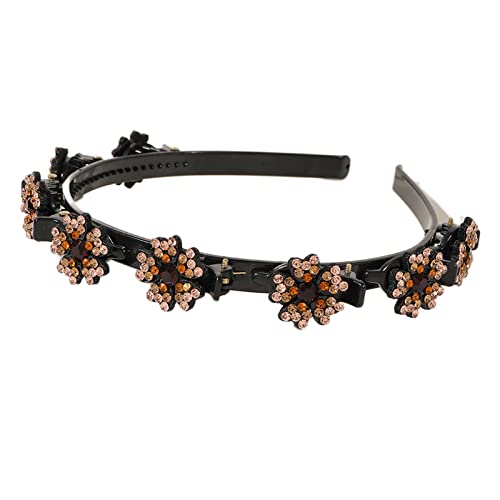 Watreketal Haarband,Haarbänder Boutique Haarspangen Funkelnde Dekorationen für geflochtene Frisur Styling Abteile Zart Glitzernd von Watreketal