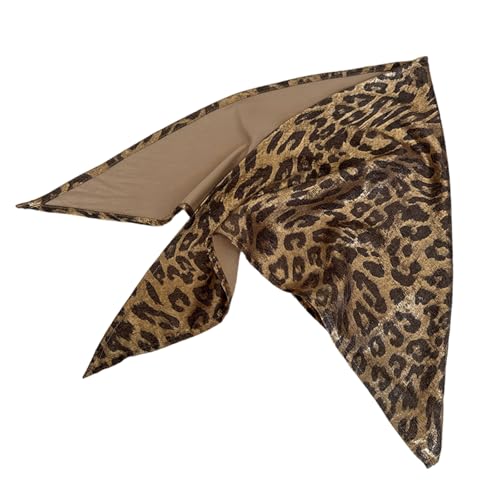 Watreketal Haarband,Haarschal Club Bandana Kopftuch Metallic Blingbling Silber Futuristen für Erwachsene Kreative Kopfbedeckung im Stil der 2000er von Watreketal