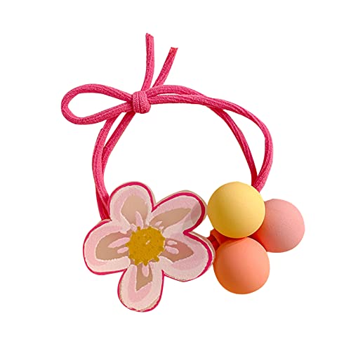 Watreketal Haarband,Kleine Mädchen Pferdeschwanzhalter Scrunchies für Mädchen Cartoon Haargummis für Kinder Gummiband Cartoon elastische Haargummis von Watreketal