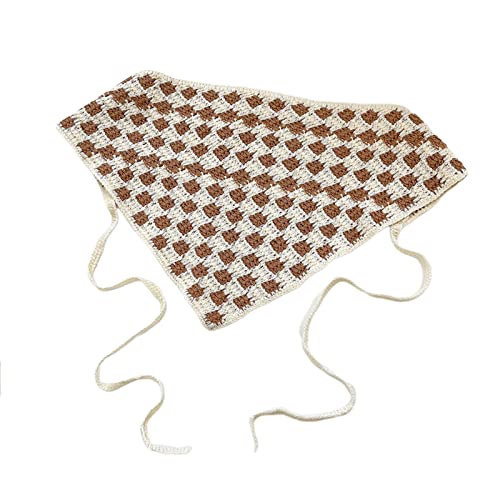 Watreketal Haarband,Leichte Frauen für Dreieck Bandanas Turban Häkeln Haar Schal Haarband Gestrickte Stirnband Elastizität Haar Band Headwra von Watreketal