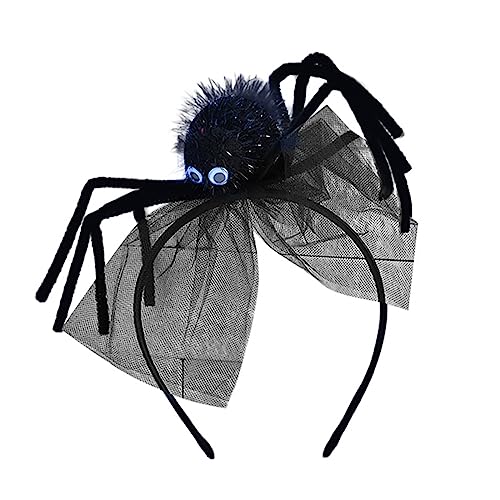 Watreketal Haarband,Lustiges Araneid-Stirnband, Geburtstagsparty, Cosplay mit Lametta-Schleier, Kopfbedeckung, Haar-Accessoires, Halloween-Kostüm, Haarband von Watreketal