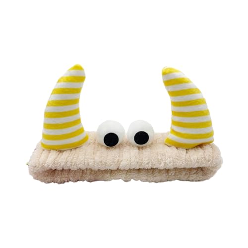 Watreketal Haarband,Mädchen Cartoon Stirnbänder Lustige Clown Horn Kopfbedeckung Weiche Haarbänder Zubehör Frühling Haarbänder Geburtstagsparty von Watreketal