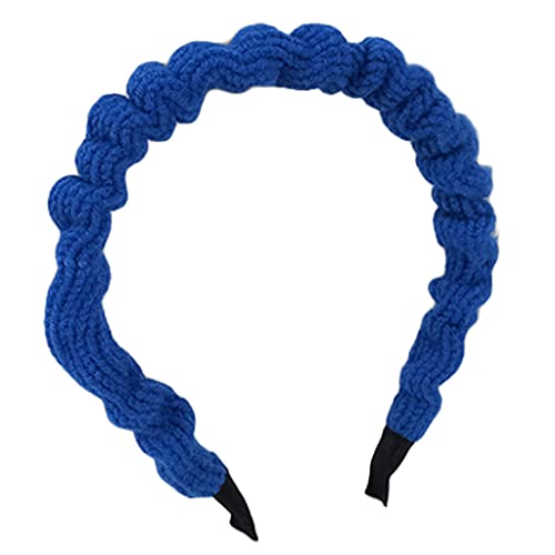 Watreketal Haarband,Mode Frauen Gestrickte Stirnbänder Einfarbig Plissee Elastische Haarband Schmale Seite Kopfbedeckungen Slip für Kreative für Watreketal Haarband,Mode Frauen Gestrickte Stirnbänder Einfarbig Plissee Elastische Haarband Schmale Seite Kopfbedeckungen Slip für Kreative für von Watreketal