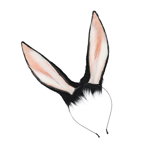 Watreketal Haarband,Plüsch Kaninchen-Ohr Stirnband Cosplay Kostüm Hairhoop Cosplay Requisiten Kopfbedeckung Comic-Show Kopfschmuck Mädchen Anime Zubehör von Watreketal