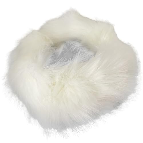 Watreketal Haarband,Russische Kunstpelzmütze für Damen, dicker, warmer, pelziger Fischerhut für Mädchen, kaltes Wetter, winddichte Kappen, atmungsaktive Kopfbedeckung für Erwachsene von Watreketal