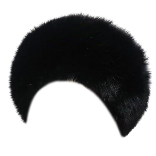 Watreketal Haarband,Russische Kunstpelzmütze für Damen, dicker, warmer, pelziger Fischerhut für Mädchen, kaltes Wetter, winddichte Kappen, atmungsaktive Kopfbedeckung für Erwachsene von Watreketal