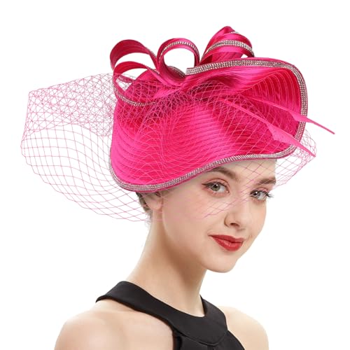 Watreketal Haarband,Vintage übertriebenes Haar-Accessoire, einzigartige schwarze Kopfbedeckungen, Party-Kopfbedeckungen für modische Frauen, Haarteile aus Polyester von Watreketal