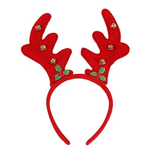 Watreketal Haarband,Weihnachts-Stirnband mit Rentiergeweih, Weihnachtsdekoration, Kopfbedeckung, Haarschmuck, Schmuck, Geschenke, Weihnachts-Stirnband von Watreketal