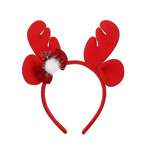 Watreketal Haarband,Weihnachtsgeweih Elch Stirnbänder Kopfbedeckung Haar Hoop für Weihnachten Kopfbedeckung Kostüm Party Supplies von Watreketal