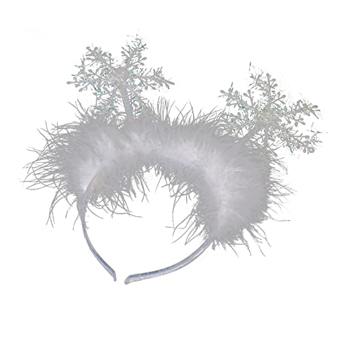 Watreketal Haarband,Weihnachtsstirnband mit Ohren, Weihnachts-Ohrstirnband, Stirnband, Weihnachtshaarreif, Weihnachtskopfbedeckung von Watreketal