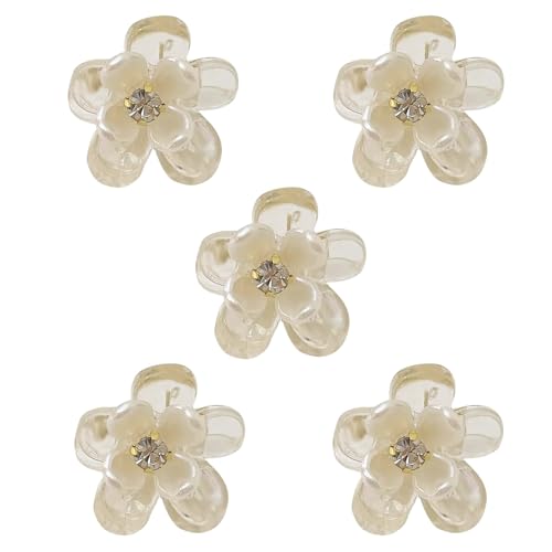 Watreketal Haarklammer,1 Stück/5 Stück Internet-Berühmtheit, die Fotos macht, Haarklaue, glänzender Pony, Haarspange für Frauen, Teenager, seitliche Zöpfe, Pferdeschwanz von Watreketal